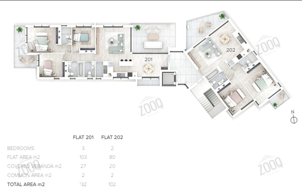 2 bedroom luxury apartments dasoupoli 4