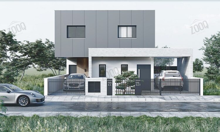 Bioclimatic metal house for sale in anthoupolis, nicosia cyprus 3