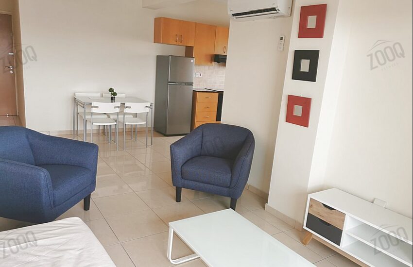 1 bedroom top floor flat for rent in aglantzia 1